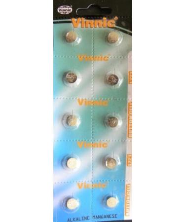 Ag11 L721 Sr720 Sr58 362 532 19 Rw310 Alkaline Battery (10 Pack) Used In Watches Calculators