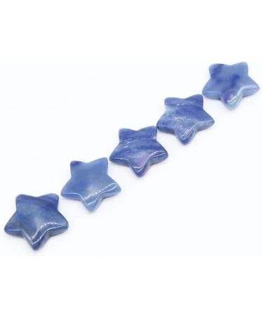 Double Happy Healing Crystal Set - 2 Piece Polished Blue Adventurer Mini Star for Spiritual Decoration & Gifts - Buy Online on GoSupps.com