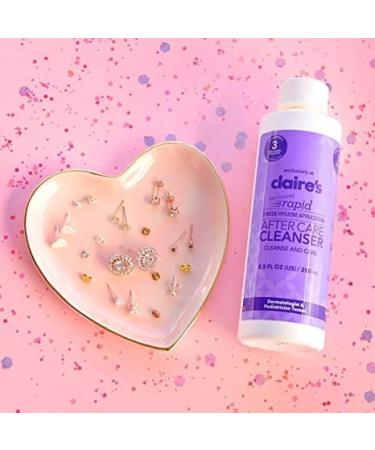 Claires 3 Week Rapid Piercing Aftercare Spray - Hypochlorous Solution for Nose and Ear Piercings - Piercing Bump Cleaner - 3.4 fl oz - Buy Online on GoSupps.com