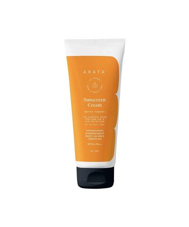 Sheltr Sunscreen Cream SPF 50+ & PA+++ Matte Finish For Superior UVA & UVB Protection with Zinc Oxide & Tomato Extracts Rich In Lycopene & Vitamin C | All-Natural Non-Toxic (50 ML)