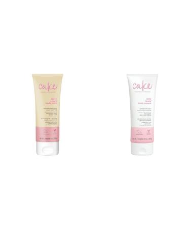 Cake Beauty Vegan Body Lotion and Cream for Dry Skin - 7 Ounce Each