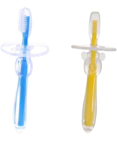 Minkissy 6 Pack Silicone Baby Toothbrushes - Eco-Friendly Training Toothbrushes for Toddlers & Children in Earth Colors - Buy Online on GoSupps.com