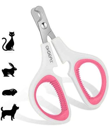 OneCut Claw Scissors for Cats Dogs & Rabbits - Non-Slip Nail Trimmers for Pets (Pink) - Perfect for Safe & Easy Claw Grooming - Buy Online on GoSupps.com