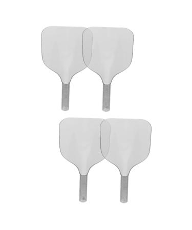 Baluue 4pi ces Pour Coiffure Lot De cran De Transparent Pour Coiffeurs Confort Optimal Et Prise Main Facile Pour Coloration Coiffage Au Salon 29.50X15.50X3.00CMx2pcs transparentx2pcs