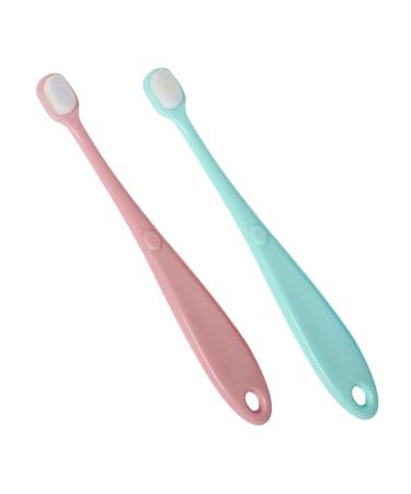 TOVINANNA 2 Pieces Toothbrush Baby Shower Gift Infant Baby Brush Toothbrush Tooth Cleaning Brush