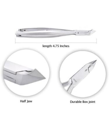 Suvorna 4.5" Cuticle Remover - Nail Clippers for Thick Nails Toe Nail Clippers for Thick Nails Back Lock Cuticle Cutter for Babies Men Women - Cuticle Trimmer Cuticle Nipper and Nail Cutter. - Buy Online on GoSupps.com