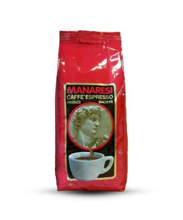 Manaresi - Manaresi Red Selection Coffee Beans | Arabica 96% Robusta 40% | Pack of 4 Bags of 1 kg