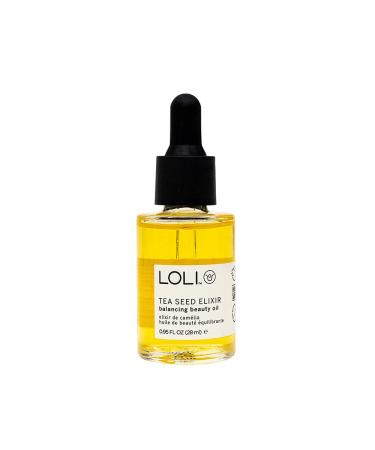 LOLI - Organic Tea Seed Elixir Balancing Face Oil | Clean  Non-Toxic  Zero Waste Skincare (.95 fl oz)