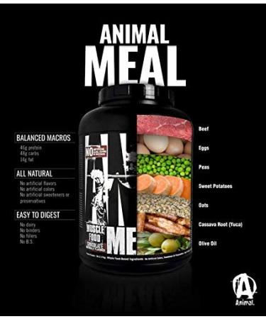 Animal Meal - All Natural High Calorie Meal Shake - Egg Whites  Beef Protein  Pea Protein  Vanilla Vanilla 5.3 Pound (Pack of 1) - Buy Online on GoSupps.com