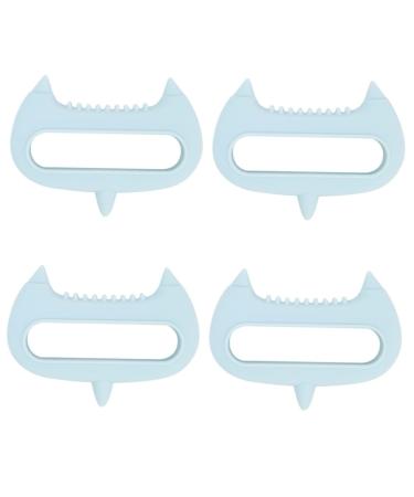 Beaupretty 4 pieces acupuncture massage device Hand massager Comfortable head massage device Head massage tools silicone-acupuncture massager manual tool peeling brush