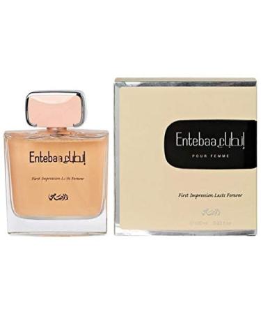 Rasasi Entebaa for Woman EDP - Eau De Parfum 100ML (3.4 oz) I Oriental Scent Fragrance Perfume for Every Occasion I Woody Mix of sandalwood & Musk Tempered w/ Sensuousness Rose I By Rasasi Perfumes women - Buy Online on GoSupps.com