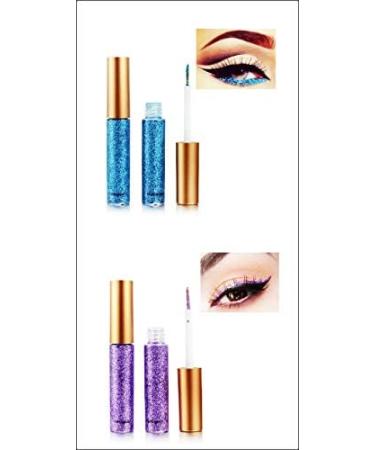 Merlin Scientific HANDAIYAN Liquid Eyeliner 10 Colors Glitter Diamond Eye Eyeliner Liquid Shining Metallic Gel - Buy Online on GoSupps.com