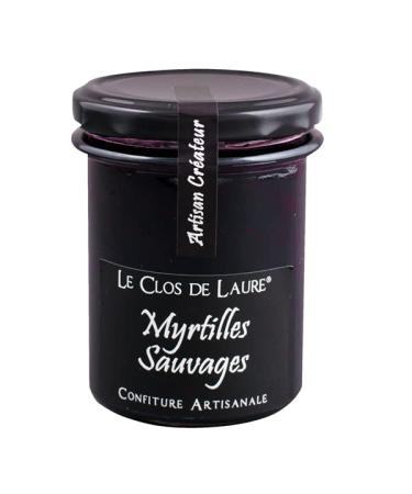 Le Clos de Laure Provencal Extra Blueberry Jam 220g. Wild Blueberry