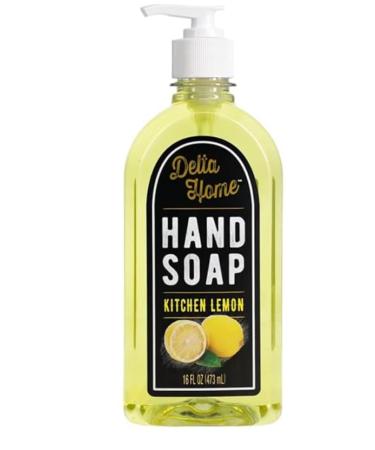 Delta Home Kitchen Hand Soap 16 oz - Refreshing Lemon Scent - Buy Internationally - Buy Online on GoSupps.com
