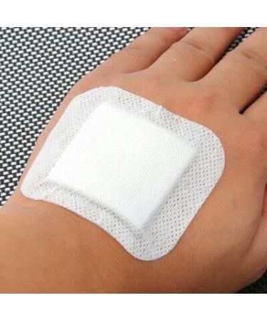 MediSale Adhesive Sterile Wound Dressings **Box of 25**- Suitable for cuts and grazes Diabetic Leg ulcers venous Leg ulcers Small Pressure sores First Aid Plaster. (10cm x 6cm)