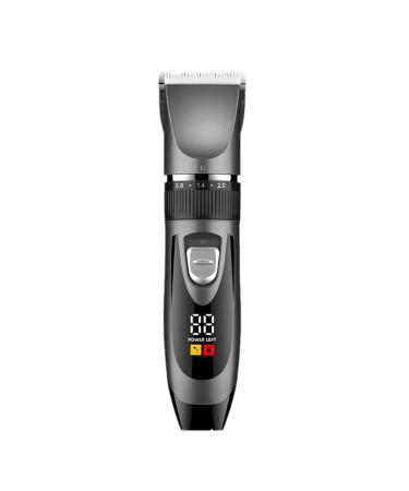 Electric Hair Clipper Electric Hair Clipper Shaver Hair Clipper Bald Hair Clipper Hair Salon Tool 18.5cm Gray 18.5cm Gray