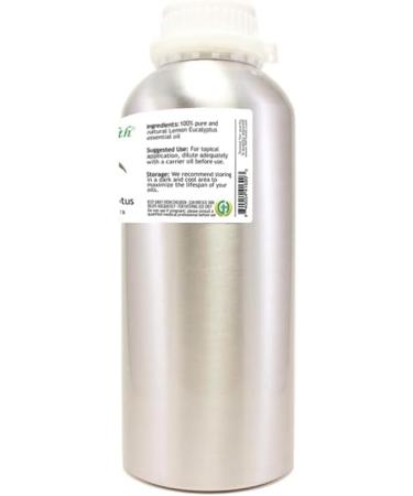 Lemon Eucalyptus Essential Oil - 32 fl oz - Aluminum Bottle - 100% Pure Essential Oil - GreenHealth - Buy Online on GoSupps.com