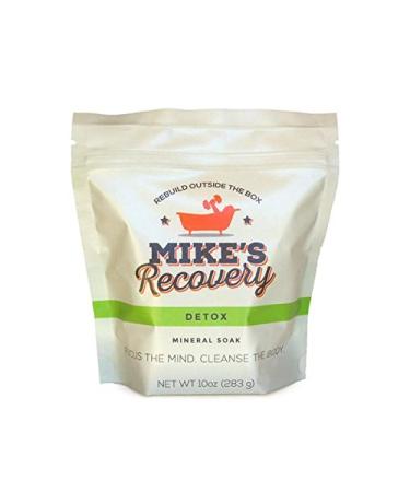 Mike's Recovery DETOX POUCH Mineral Soak- Bath Salt Muscle Restore - Mikes Recovery (10oz.) 10 Ounce