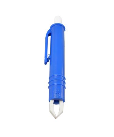 Worparsen Mite Remover Compact Tweezers Clip Rabbit Flea Removal Tool Robust Ergonomic Handle Blue