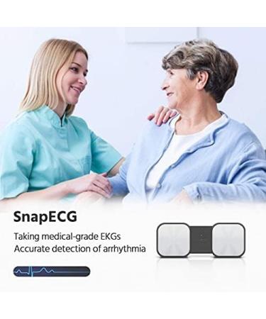 ECG Monitor Handheld ECG Heart Rate Monitors for Smart Phone Wireless Heart Rhythm Tracking Without ECG Electrodes Required Home Use SnapECG Portable EKG Devices for iPhone & Android - Buy Online on GoSupps.com