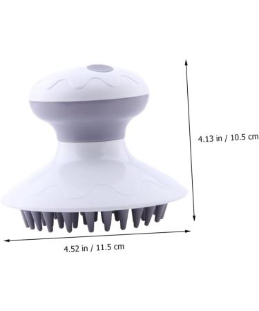 FRCOLOR 3-Pack Electric Shampoo Brush Head Scrubber - Silicone Scalp Massager & Hand Massager - Durable ABS Material - Ideal for Healthy Hair Care - Buy Online on GoSupps.com