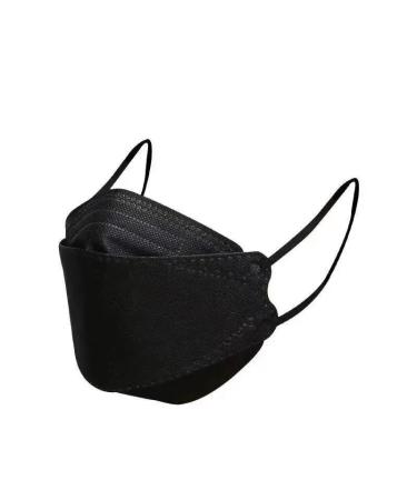 Ships from Canada-pc of 50 Disposable Face_Mask 4-Ply EarLoop.Protective breathable dust-proof everyday use 1 Box(50 PC) Black