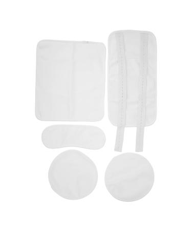 Premium Washable Castor Oil Pack - Waterproof Double Layer Elastic Band for Body Relief (White) - Buy Online on GoSupps.com