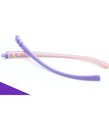 VekkEr Silicone Glasses Temples for Kids - Universal Replacement Accessories (Purple) | Durable & Comfortable Repair Parts - Buy Online on GoSupps.com
