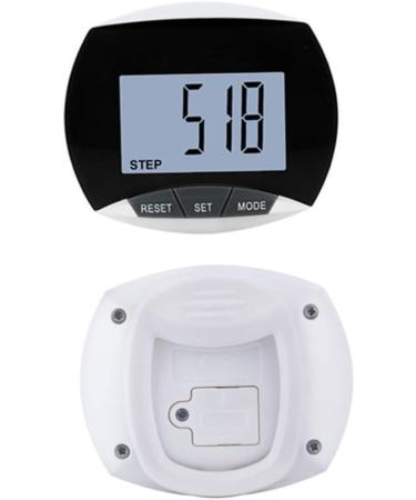3D Walking Pedometer with Clip and Lanyard - Accurate Step Counter with Large Display in Black - Buy Online on GoSupps.com