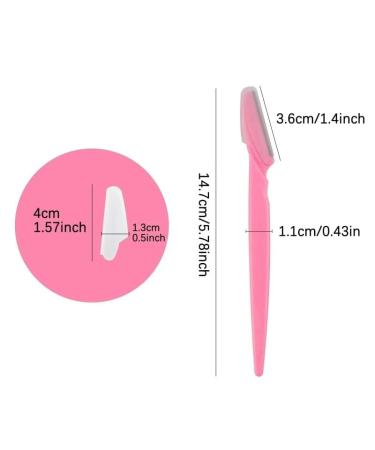 Buy Eyebrow Razor & Dermaplaning Tool for Women - 3ct Facial Razors in Yellow | International Shipping Available - Buy Online on GoSupps.com