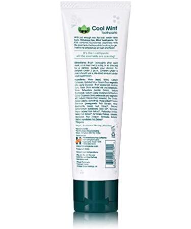 Himalaya Botanique Kids Toothpaste - Cool Mint 4 oz | Natural & Fluoride-Free - Buy Online on GoSupps.com