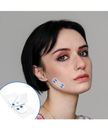 MenYiYDS 40 Face Lift Stickers Updated Face Lift Tape Invisible Adhesive Tape Thin Face Sticker V Shape Lift Face Sticker Double Chin Makeup Face Lift Tools - Buy Online on GoSupps.com