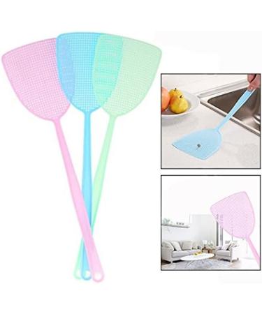 OFKPO 3PCS Fly Swatter Pest Control Plastic Handle for Flies Insect Mosquito Bug Manual Swat Pest Control with Long Handle - Buy Online on GoSupps.com