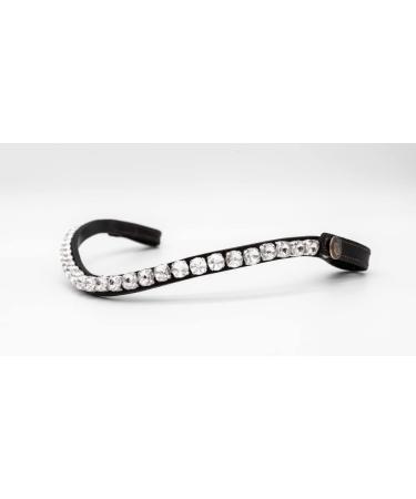 Buy BRIDLERY Stunning White Black Pony Browband - Elegant & Durable | International Shipping Available - Buy Online on GoSupps.com