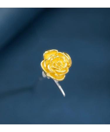 HangErFeng Silver Hairpin Hanfu Accessories Rose Hair Stick 606 - Buy Online on GoSupps.com