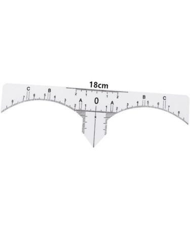 Beavorty 20 Pcs Eyebrow Guide Measure Tool Eyebrow Ruler Brow Ruler Sticker Eyebrow Stencil Disposable - Buy Online on GoSupps.com