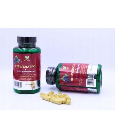 Buy Lanco Nutritions Resveratrol + Anti-Aging Combo - 90 Capsules | Premium Dietary Supplement for Immune Support & Longevity - Buy Online on GoSupps.com