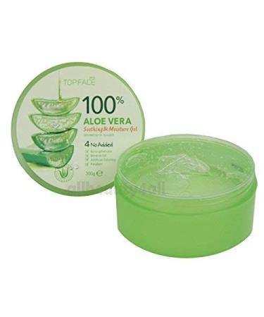 TOPFACE 100% Aloe Vera Soothing & Moisture Gel 300g - Korean Hydration & Skin Relief for All Skin Types - Shop Worldwide - Buy Online on GoSupps.com