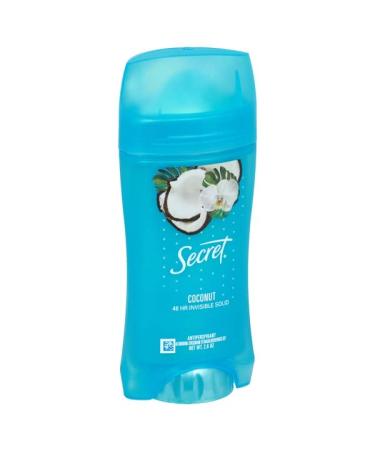 Secret Fresh Clear Gel Antiperspirant and Deodorant for Women  Coconut Scent  2.6 oz
