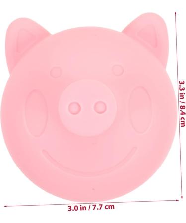 Minkissy Baby Mucus Removal Tool | 2-Piece Sputum Extractor for Toddlers | Silicone Burping Helper & Digestion Aid - Cartoon Pink 8.4x7.7cm - Buy Online on GoSupps.com