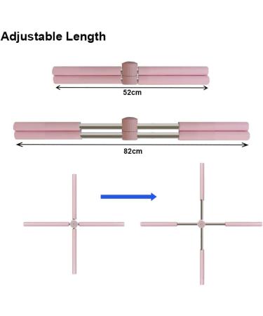 Posture Corrector Stick for Women - Shoulder Neck Humpback Support Tool - Straight Back Brace for Men Kids - Pink - Buy Online on GoSupps.com