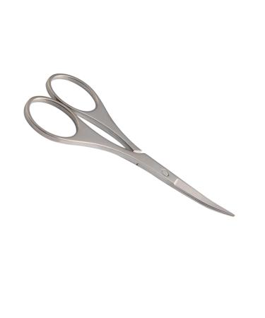 FRCOLOR 1pc Stainless Steel Scissors Stainless Steel Nose Hair Trimmer Vibrissa Scissors Nose Hair Scissors Tilting Head Eyebrow Trimmer