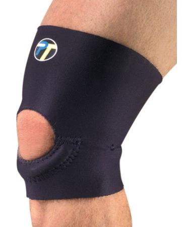 Pro-Tec Athletics Short Sleeve Knee Support (Medium)   Black