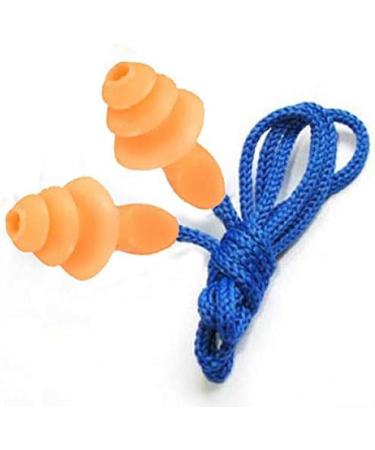 ISTOVO 5Pcs Authentic Soft Silicone Corded Ear Plugs Noise Reduction Earplugs Protective Earmuffs - Buy Online on GoSupps.com