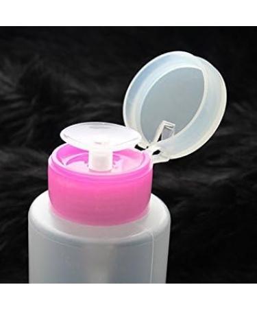Gemini_mall 150ML Nail Vanish Polish Remover Acetone Pump Dispenser Bottle (Pink) - Buy Online on GoSupps.com
