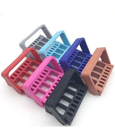 1pc Professional 16 Holes Nail Drill Bits Holder Display for Electric Bur Exhibition Displayer Manicure Nail Art Tools - (Color: LB) - Buy Online on GoSupps.com