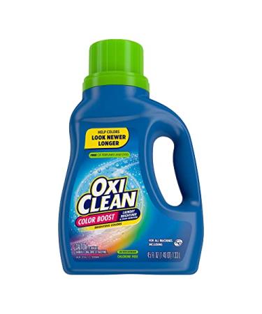 OxiClean Color Boost Color Brightener plus Stain Remover Liquid FREE 45oz - Buy Online on GoSupps.com