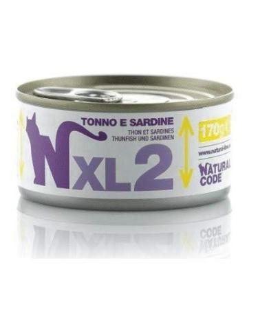 NATURAL CODE Natural Code XL for cats 170 g tuna and sardines