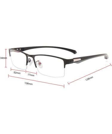 Xuan Self-Tinting Progressive Multifocal Reading Glasses with Blue Light Filter - Half Frame Reflective Sunglasses +1.5 - Buy Online on GoSupps.com