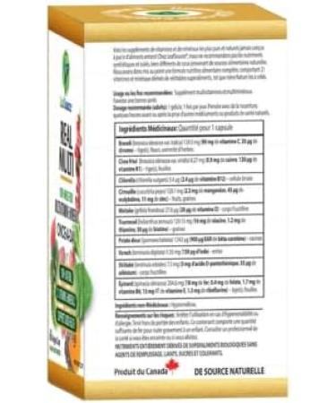Leafsource Real Multi Vitamins & Minerals 60 Capsules in Glass Jar 21 Organic Sourced Whole Food Real Fruits & Veggies Supplements Vegan Enhanced Well-being Naturally A REAL Natural Multivitamin and Multi-Mineral Synthetic vitamins can't do that only the  - Buy Online on GoSupps.com